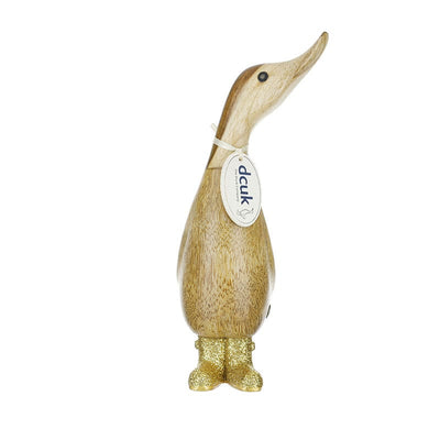 DCUK Ornaments Gold Disco Wooden Ducklings - Choice of Colour