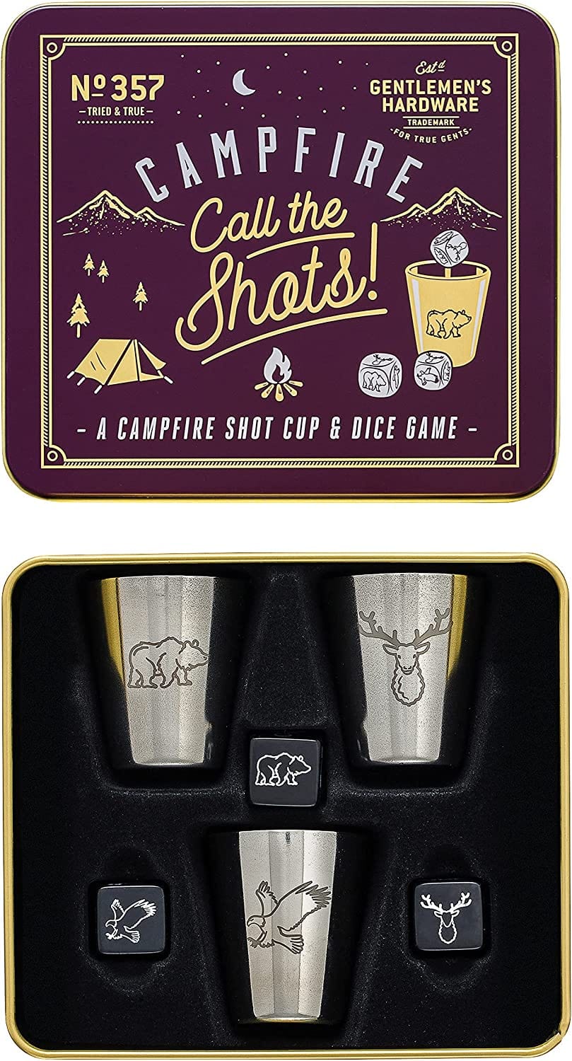 Gentlemen's Hardware Novelty Gifts Campfire Call The Shots Dice Game