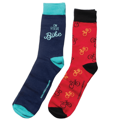 Gentlemen's Hardware Socks Set of 2 Gift Boxed Bicycle Socks