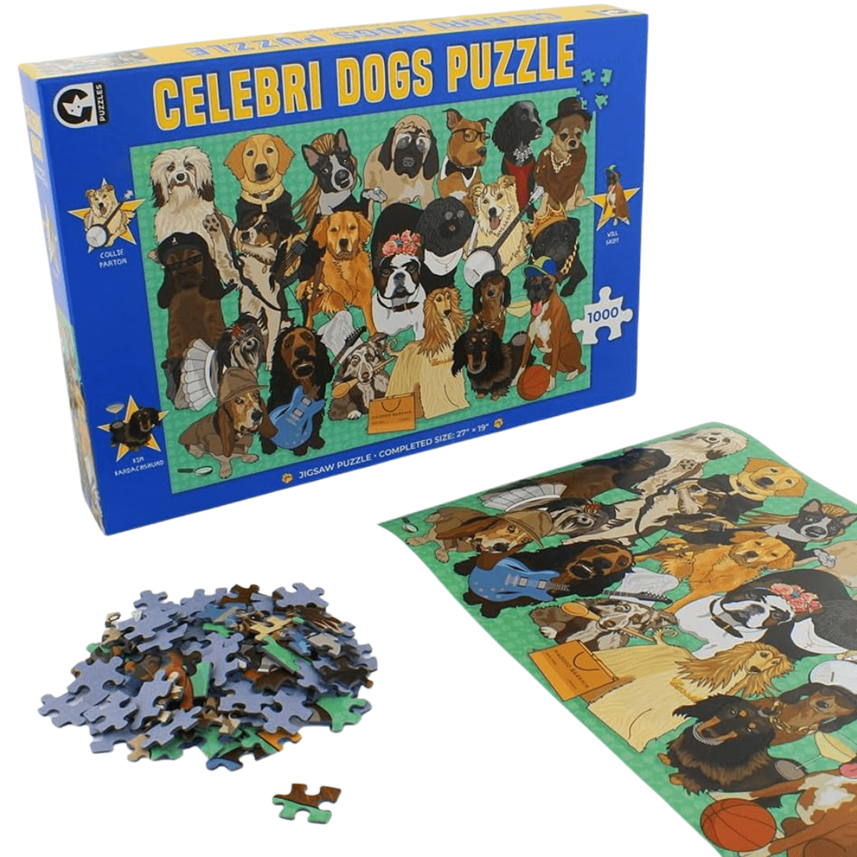 Ginger Fox Novelty Gifts Celebrity Dog Novelty Jigsaw Puzzle