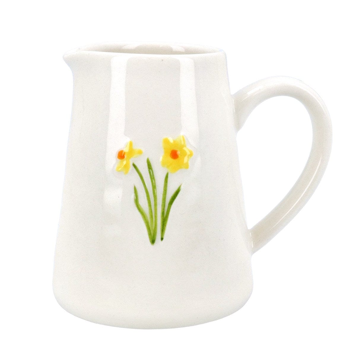 Gisela Graham Easter Jugs Daffodil Design Stoneware Jug
