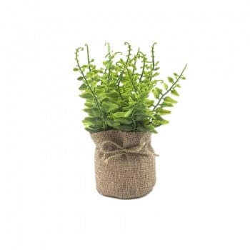 hessian plant pots Heaven Sends Artificial Plant in Hessian Pot