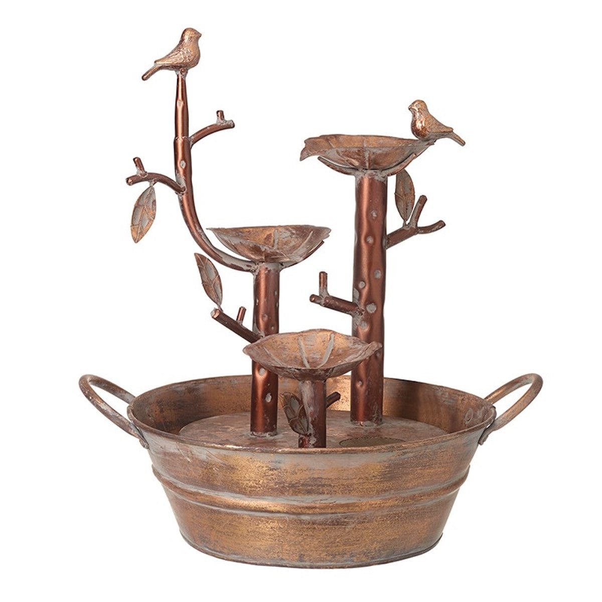 Heaven Sends Garden Accessories Bronze Bird Garden Ornament with Water Feature