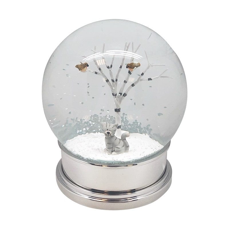 Heaven Sends Christmas Snow Globes, Christmas Decorations Twig Trees and Cat Snow Globe Christmas Decoration