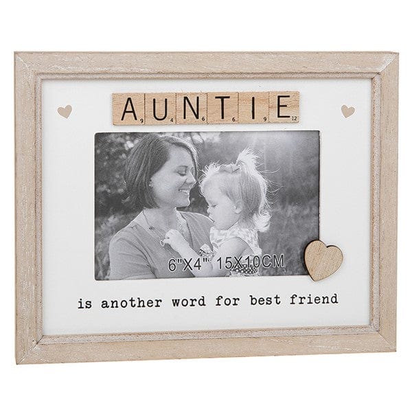 Joe Davies Wall Signs & Plaques Scrabble Auntie Wooden Photo Frame