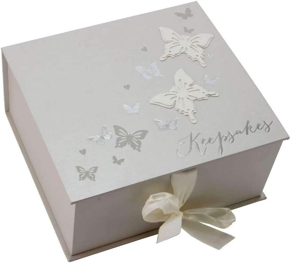 Widdop Gifts Planners Butterfly Design Wedding Keepsake Box