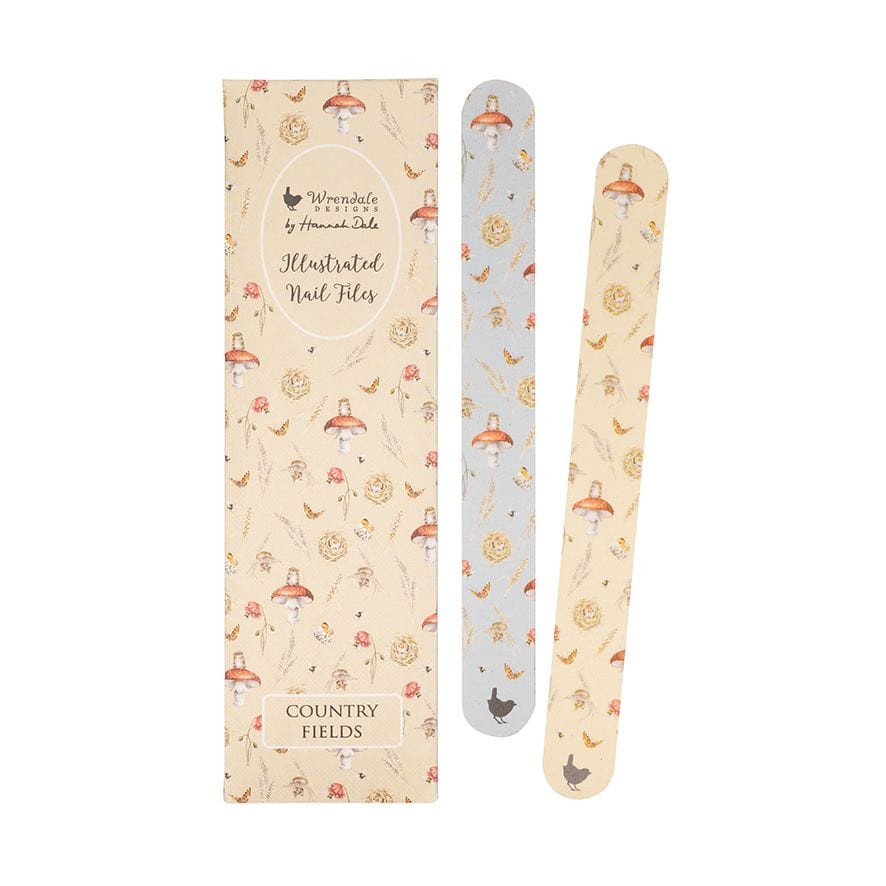 Wrendale Designs Pet Accessories Country Fields Illustrated Nail Files - Choice of Design