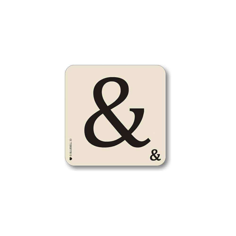 Bluebell 33 Coasters & Placemats & Ampersand Alphabet Coasters Table Decoration