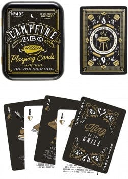 Gentlemen's Hardware Games Campfire BBQ Playing Cards - 54 BBQ Themed Sauce-proof Playing Cards