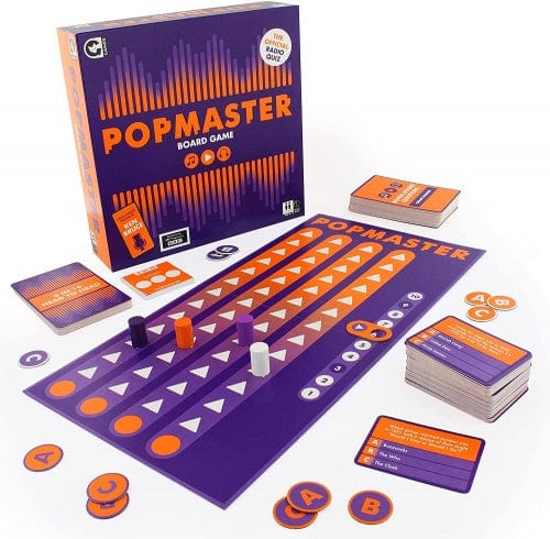 Ginger Fox Games Pop Master Official Radio Quiz Board Game