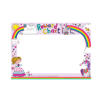 Rachel Ellen Childrens Stationery Unicorn & Princess Reward Chart