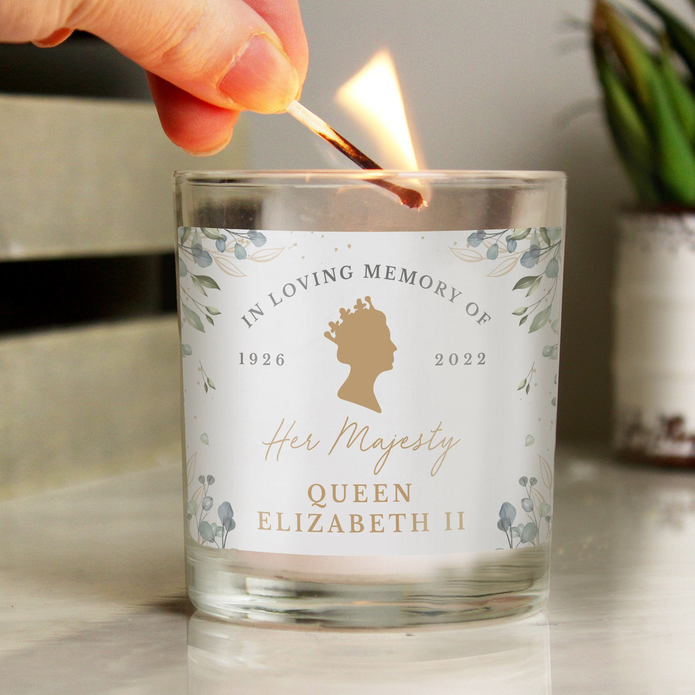 Something Different Tealight Holders, Candles Queen Elizabeth II In Loving Memory Vanilla Scented Candle