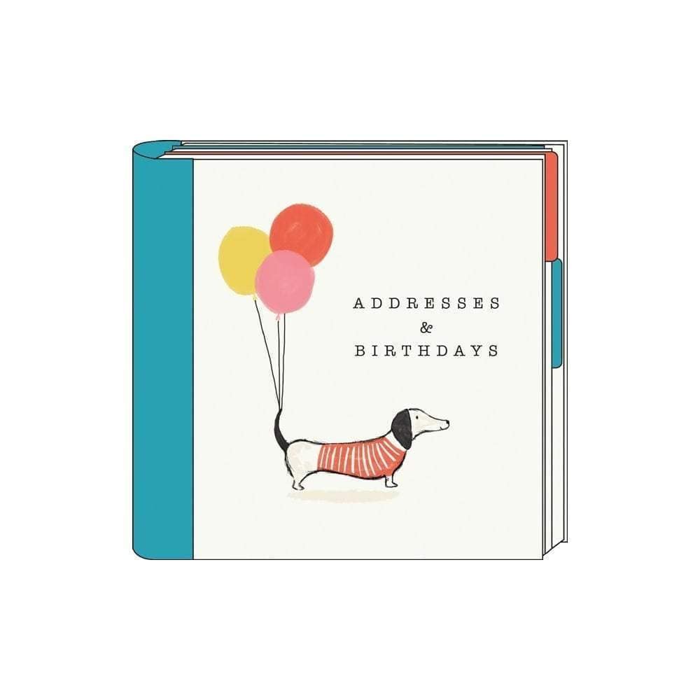 The Artfile Stationary Notebooks Sausage Dog Address And Birthday Card Book