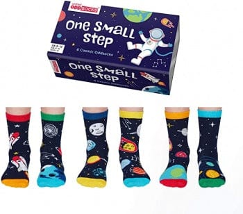 United Odd Socks Socks One Small Step Cosmic Oddsocks