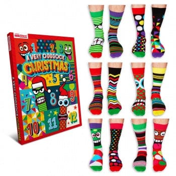 United Odd Socks Socks United Oddsocks 12 Days of Christmas Advent Calendar