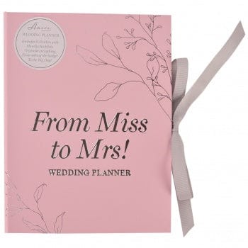 Widdop Gifts Stationery From Miss to Mrs Pink Wedding Planner