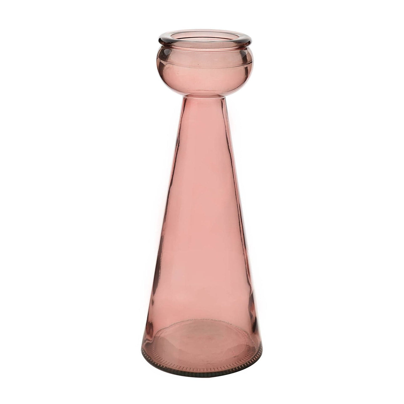 Widdop Gifts Home accessories Recycled Glass Large Tapered Pink Vase
