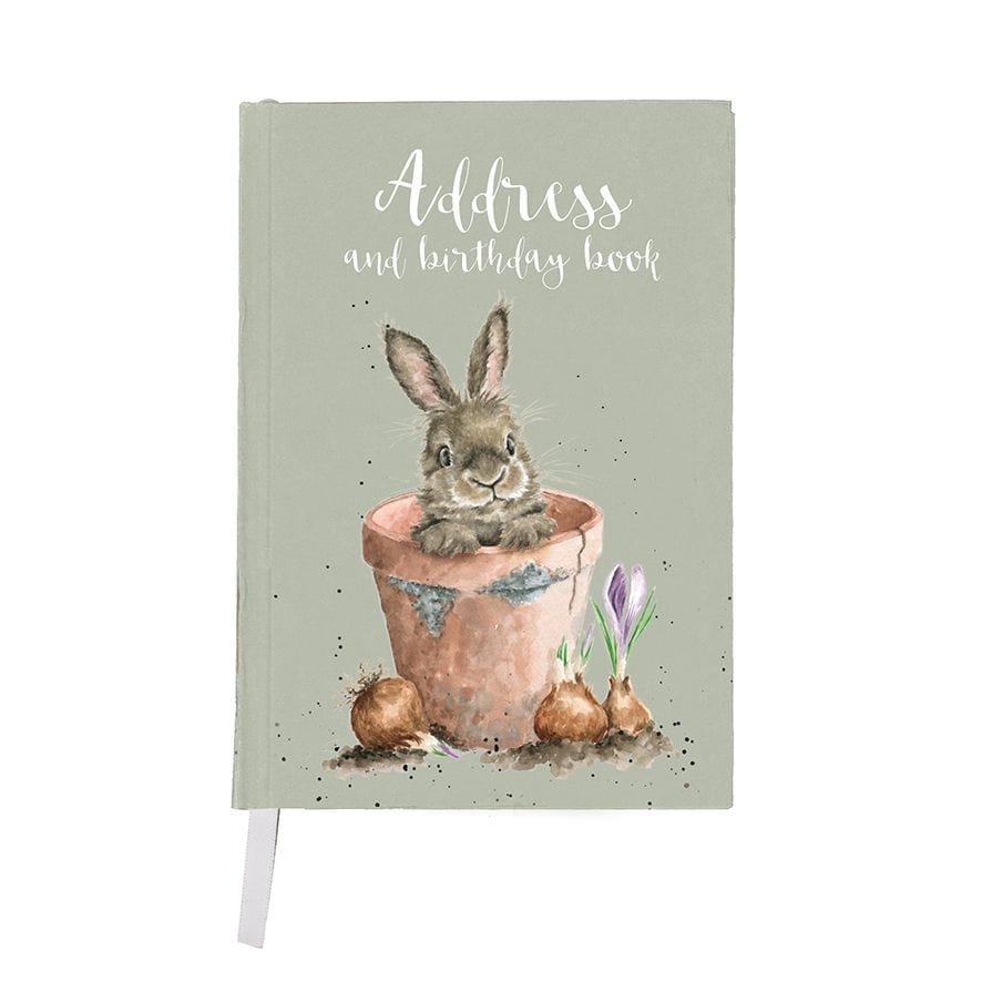 Wrendale Designs Stationery Bunny Rabbit Choice of Design Address & Birthday Book