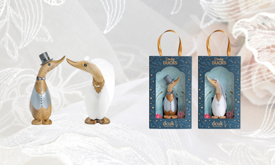 Quack-tastic Love, Celebrating with Wooden Wedding Ducks from DCUK