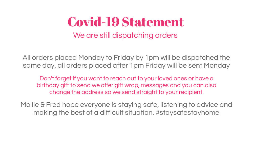 COVID-19 Statement | Mollie & Fred