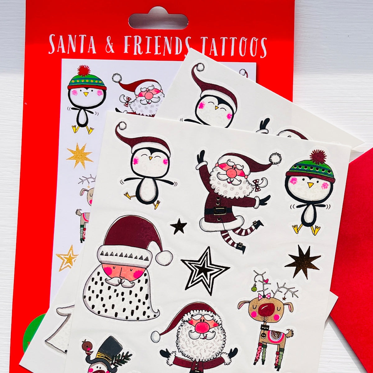 28 Christmas Temporary Tattoos for Children