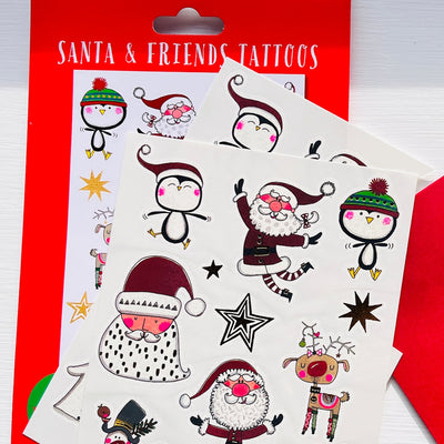 28 Christmas Temporary Tattoos for Children