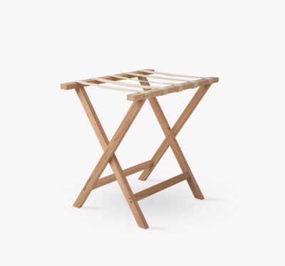 Wooden Beech Luggage Rack