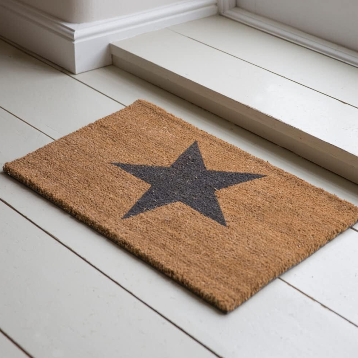 Small Star Coir Doormat