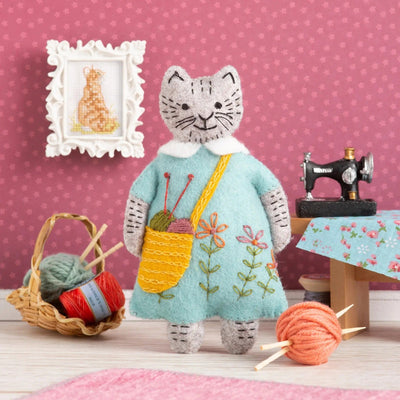 Corinne Lapierre Craft Sets Felt Mrs Cat Craft Kit