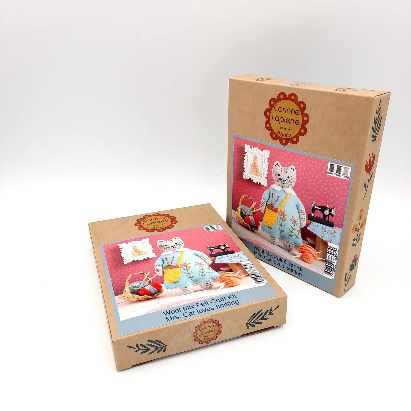 Corinne Lapierre Craft Sets Felt Mrs Cat Craft Kit