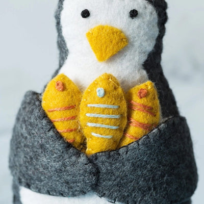 Corinne Lapierre Craft Sets Wool Mix Felt Craft Kit Winter Penguin