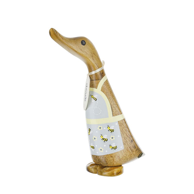 DCUK Ornaments Bee Apron Bee Design Wooden Ducklings - Choice of Design