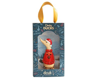 DCUK Ornaments Festive Jumper Christmas Wooden Dinky Ducks - Choice of Design