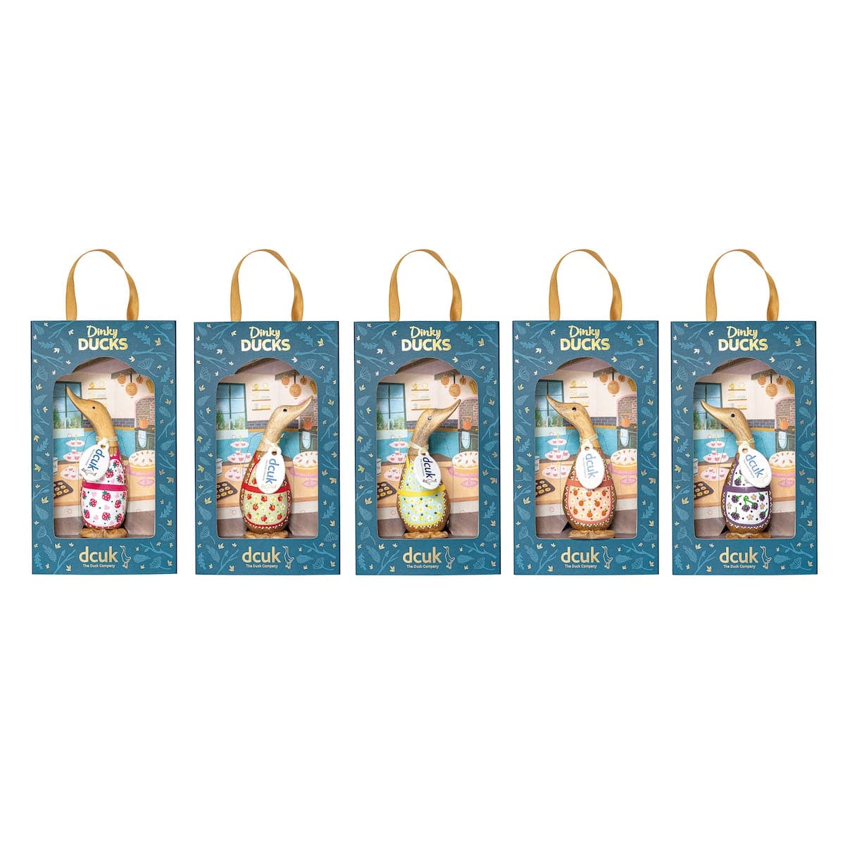 DCUK Ornaments Dinky Baker Design Ducks - Gift Boxed