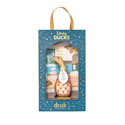 DCUK Ornaments Peach Dinky Baker Design Ducks - Gift Boxed