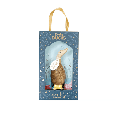 DCUK Ornaments Yellow Dinky Spotty Welly Ducks - Choice of Colour
