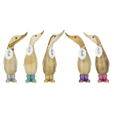 DCUK Ornaments Disco Wooden Ducklings - Choice of Colour