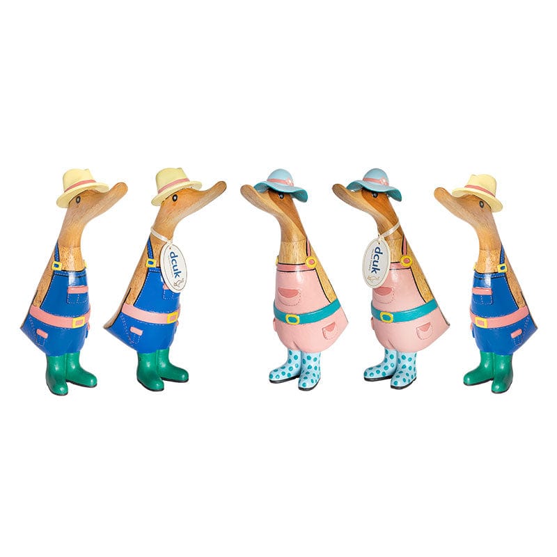 DCUK Ornaments Gardening Wooden Ducks - Choice of Design