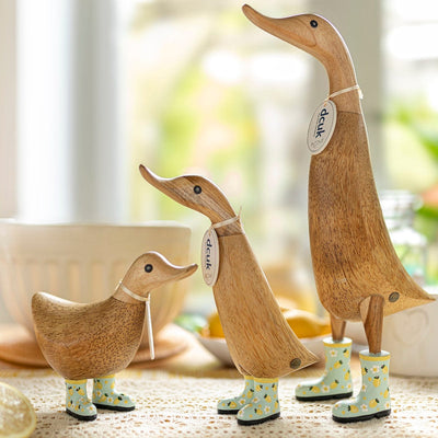DCUK Ornaments Lemon and Strawberry Design Wooden Ducklets - Choice of Design