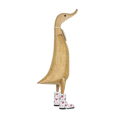 DCUK Ornaments Strawberry Lemon and Strawberry Design Wooden Ducklets - Choice of Design