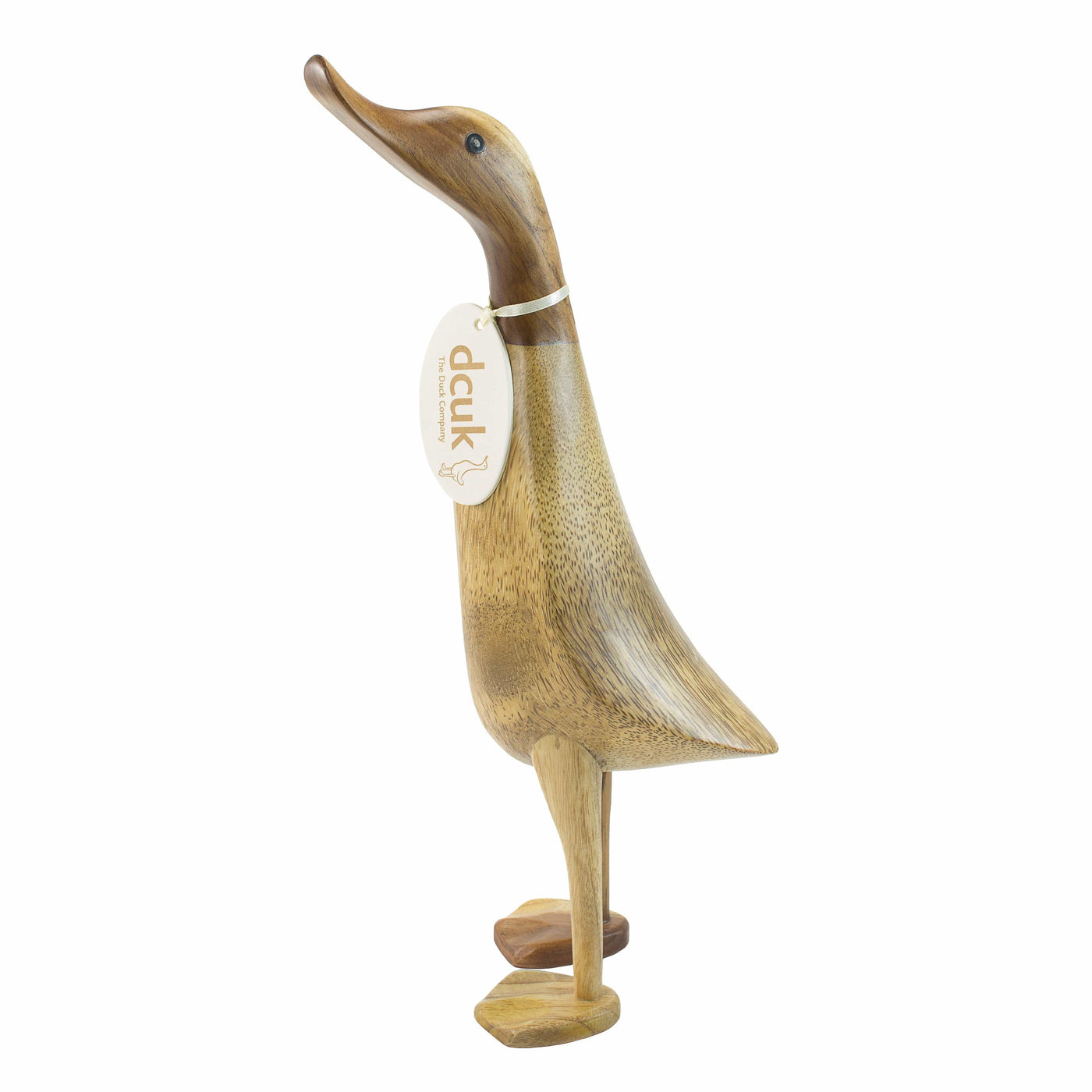 DCUK Ornaments Natural Wooden Ducklet Home Ornament