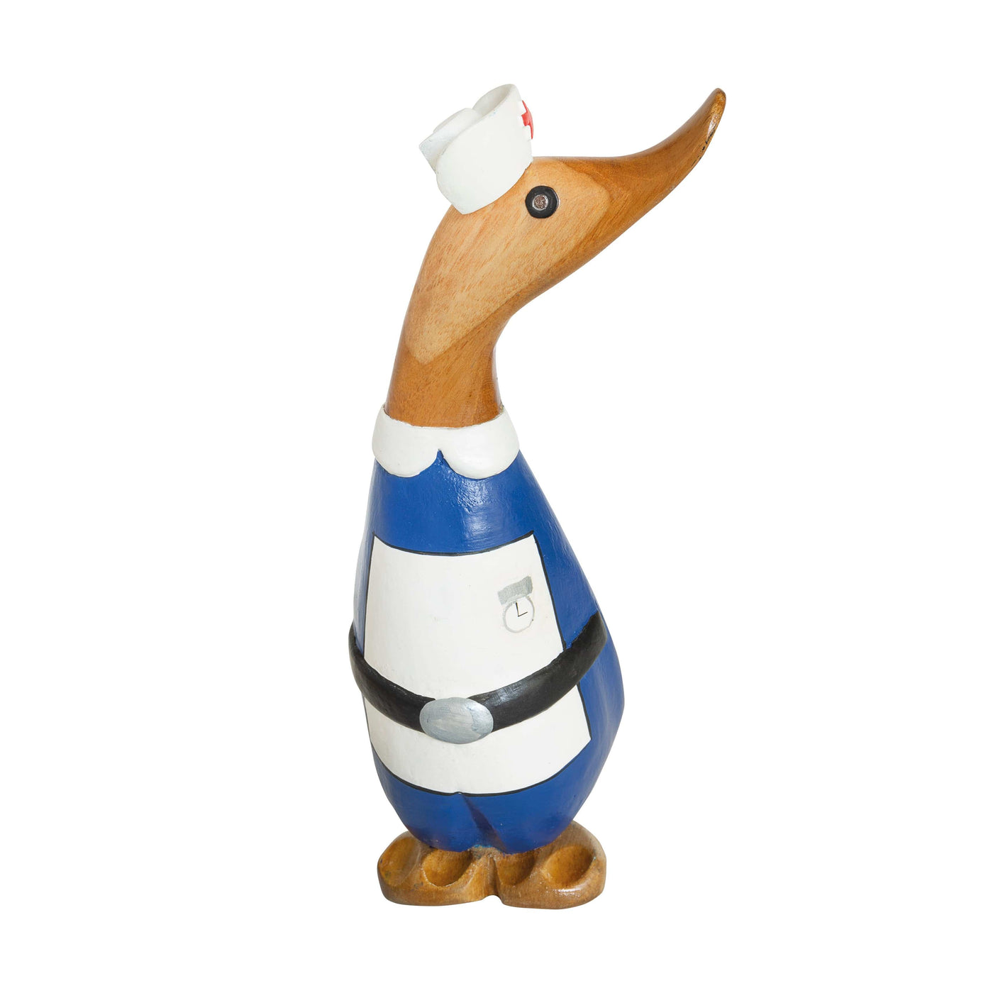 DCUK Ornaments Natural Wooden Nurse Duck Ornament