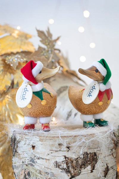 Traditional Christmas Elf Ducky's - Choice of Colour