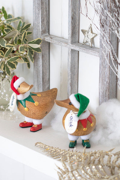 Traditional Christmas Elf Ducky's - Choice of Colour