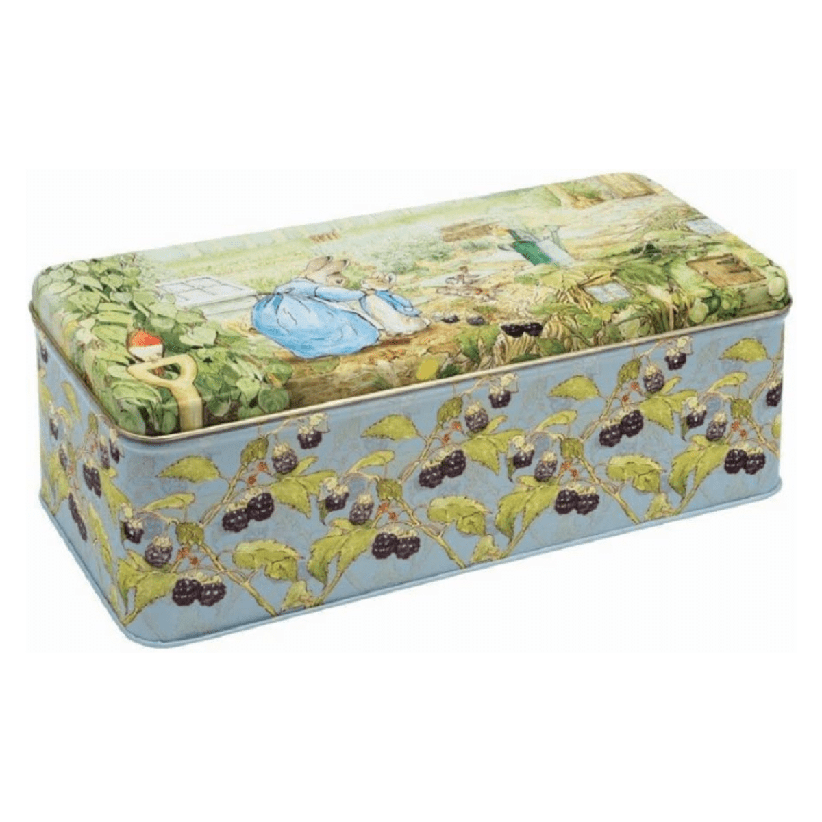 Elite Tins Storage Tin Beatrix Potter Peter Rabbit Rectangular Storage Tin