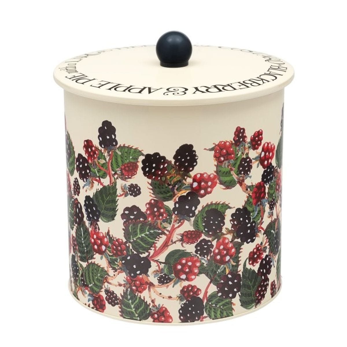 Emma Bridgewater Storage Tins Blackberries Design Biscuit Barrel