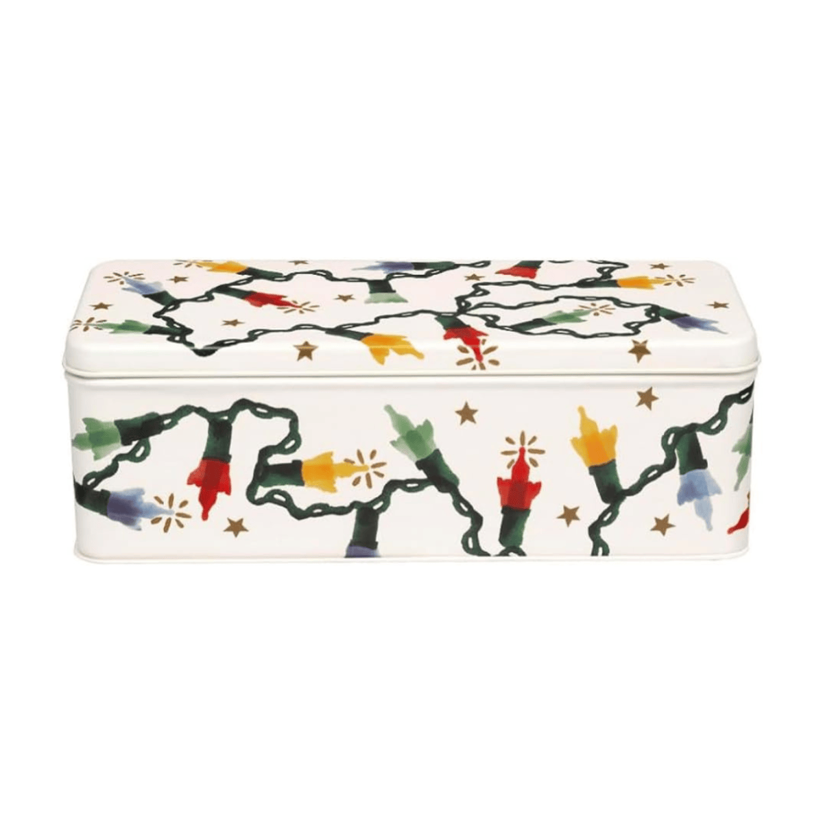 Emma Bridgewater Storage Tin Christmas Fairy Lights Design Cracker Storage Tin