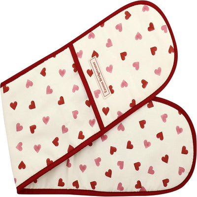 Emma Bridgewater Kitchen Accessories Love Heart Design Oven Glove and Tea Towel Gift Set