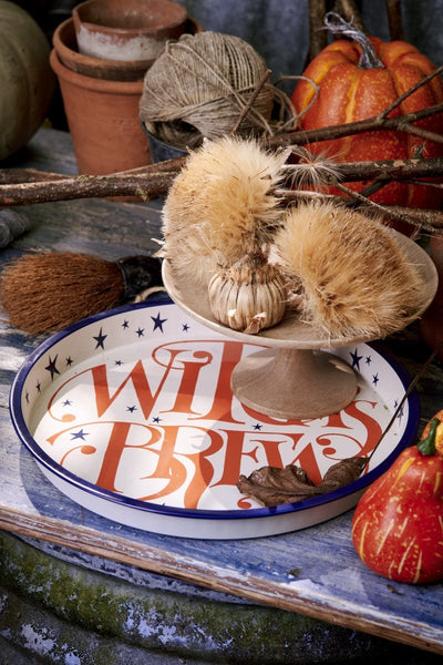 Emma Bridgewater Halloween Decoration Witch's Brew Circular Tin Tray Halloween Decoration