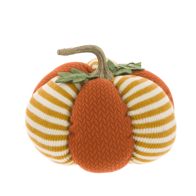 FloralSilk Halloween Decoration Multi Fabric Knitted Pumpkin Halloween Decoration